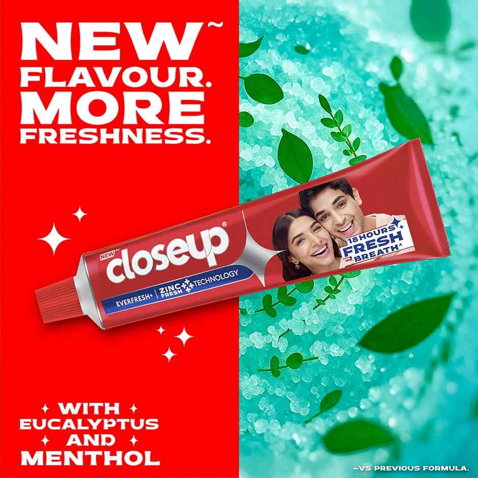 Closeup Toothpaste | Long lasting 18 Hours Of Fresh Breath & White Teeth (Pack of 2)