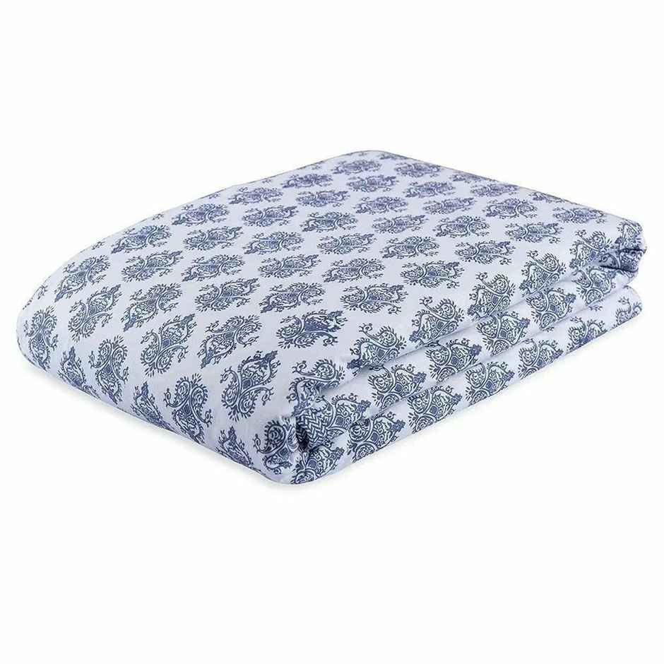 Wakefit All Season Dohar | Double(90x82 Inch) | 110 GSM | 100% Cotton | Reversible Design Susane Blue