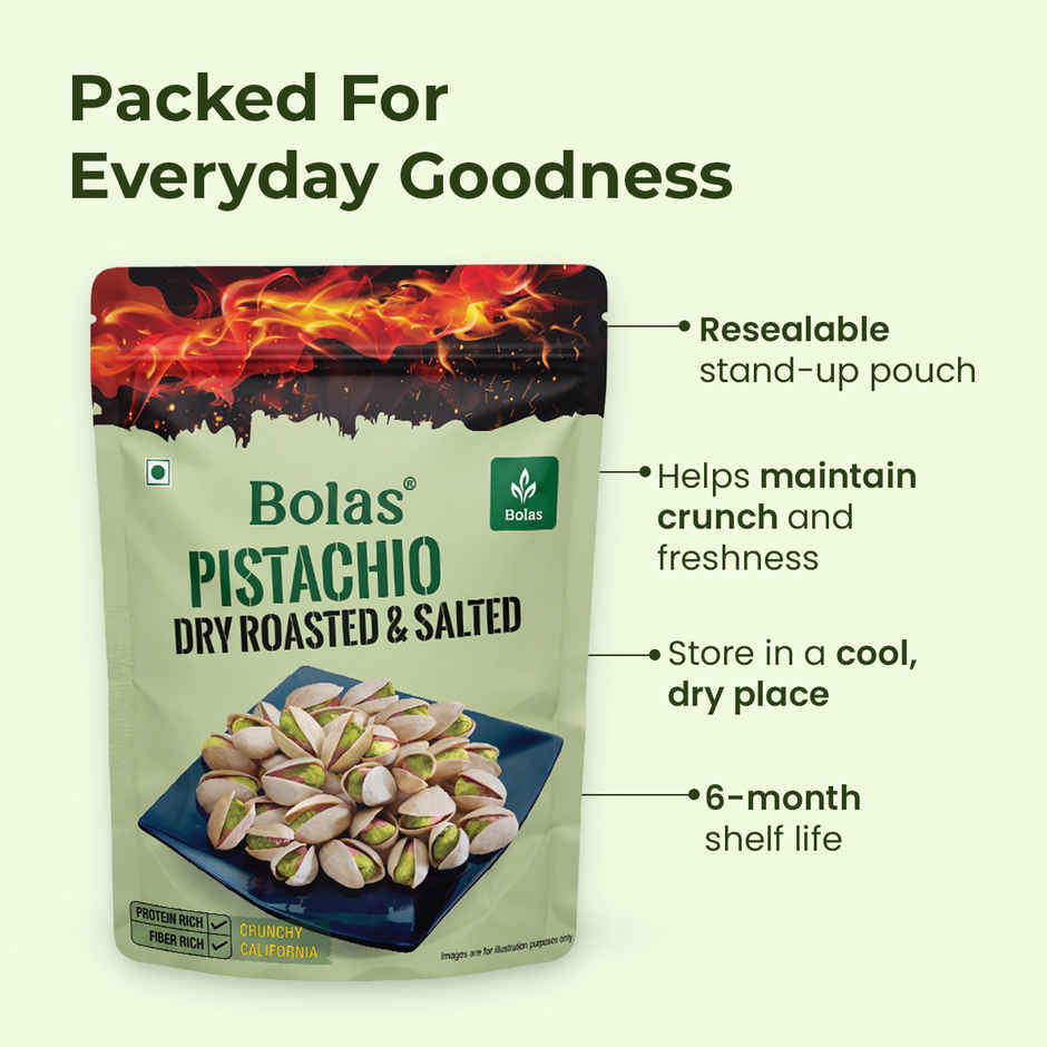 Bolas Pistachios Dry Roasted and Salted
