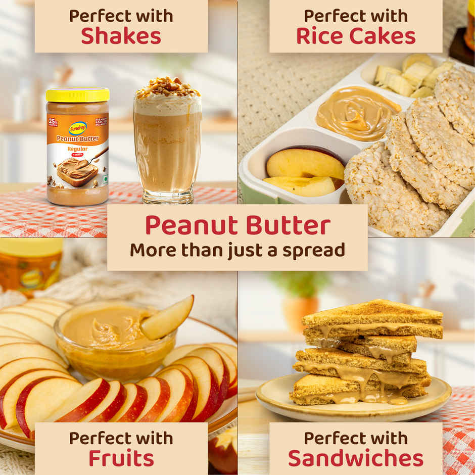 Sundrop Peanut Butter | Creamy | 25% Protein | Great Value Per Gram of Protein