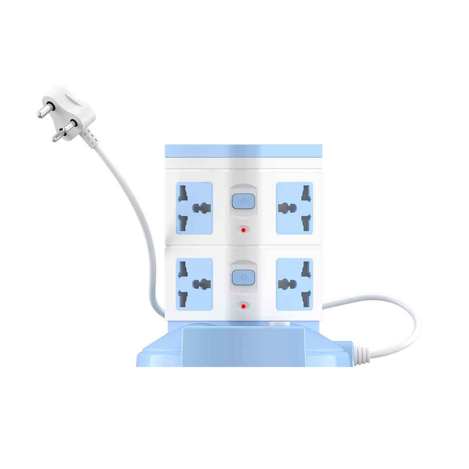 Portronics Power Plate 9 With 3 Usb Ports +8 Power Sockets