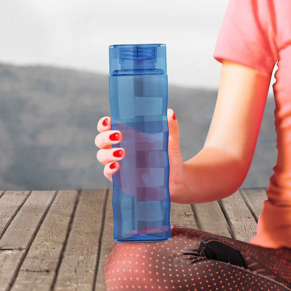 Kolorr Ringo 1L Blue Bottle |stylish | durable bottle for daily use