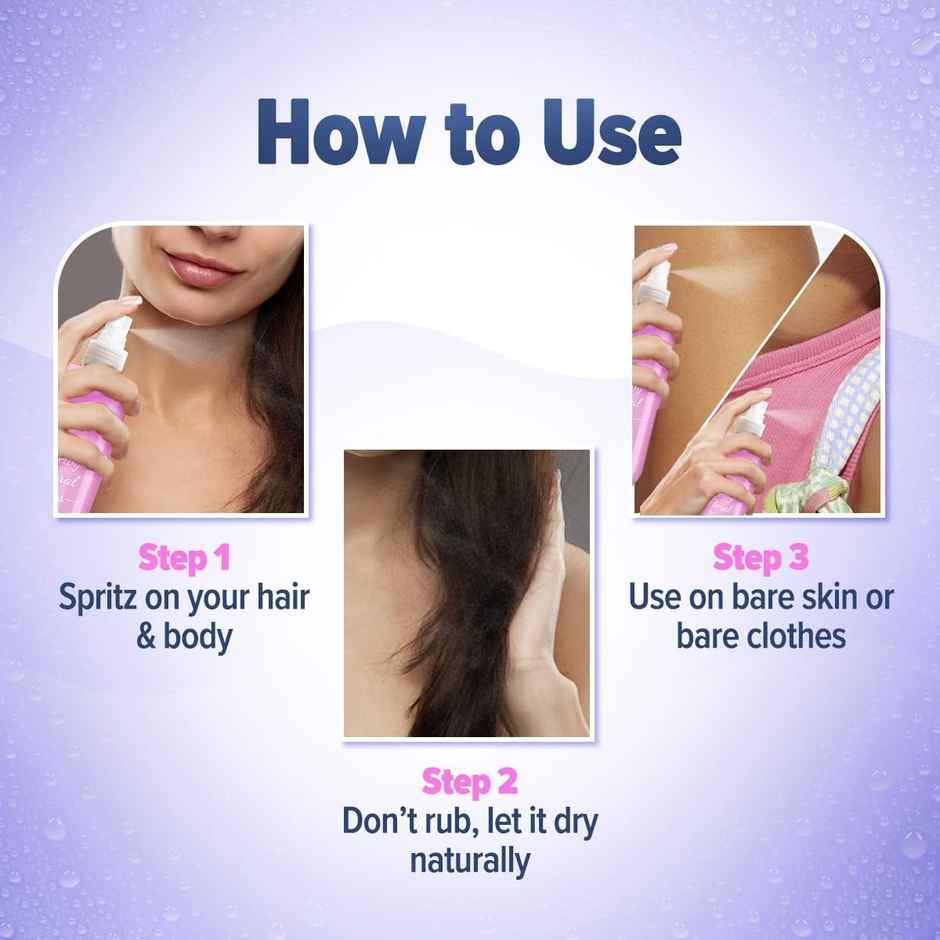 Aqualogica Refresh+ Perfume Body Mist | Double Duty Mist For Hair & Body