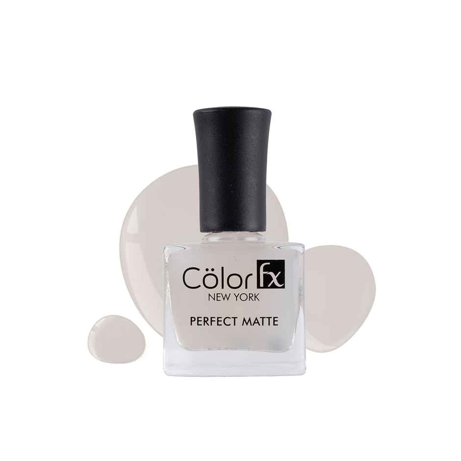 Color Fx Transparent Matte Top Coat Nail Polish, Long Lasting Nail Paint, 154