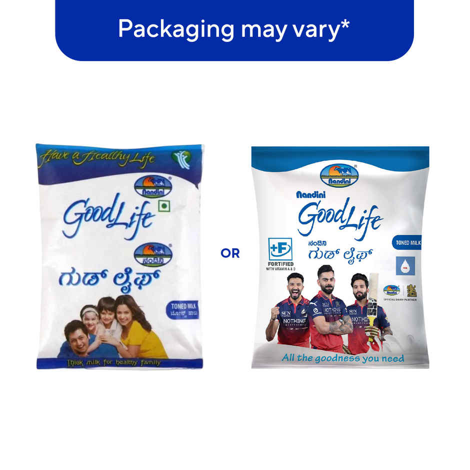 Nandini Good Life Toned UHT Milk (Fino Pouch)