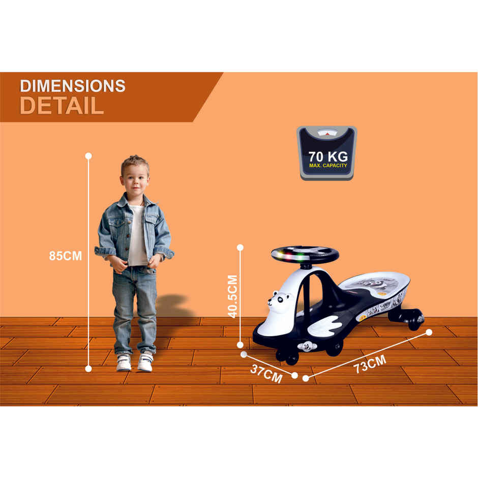 Toyzone Baby Panda Black Magic Car Bulk Pack