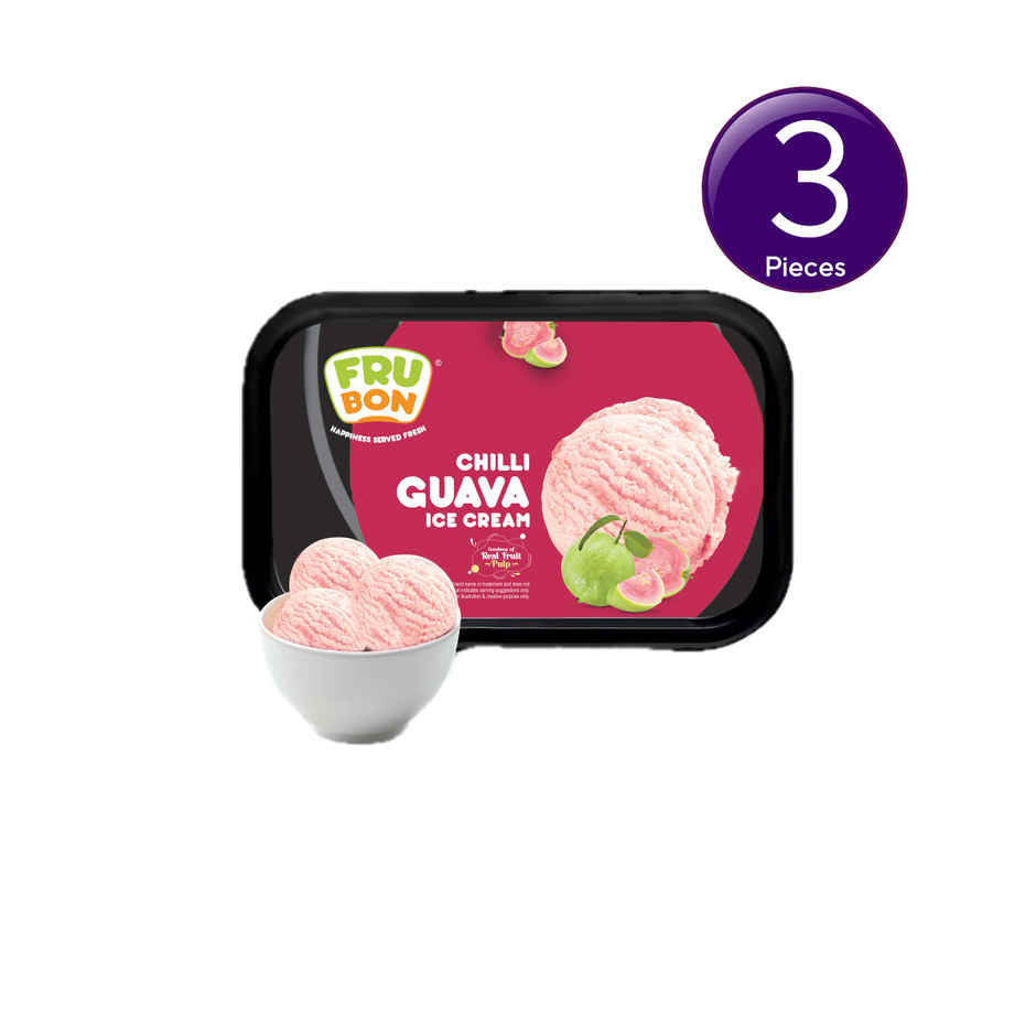 Frubon Chilli Guava Ice Cream Tub | Spicy & Fruity Combo       