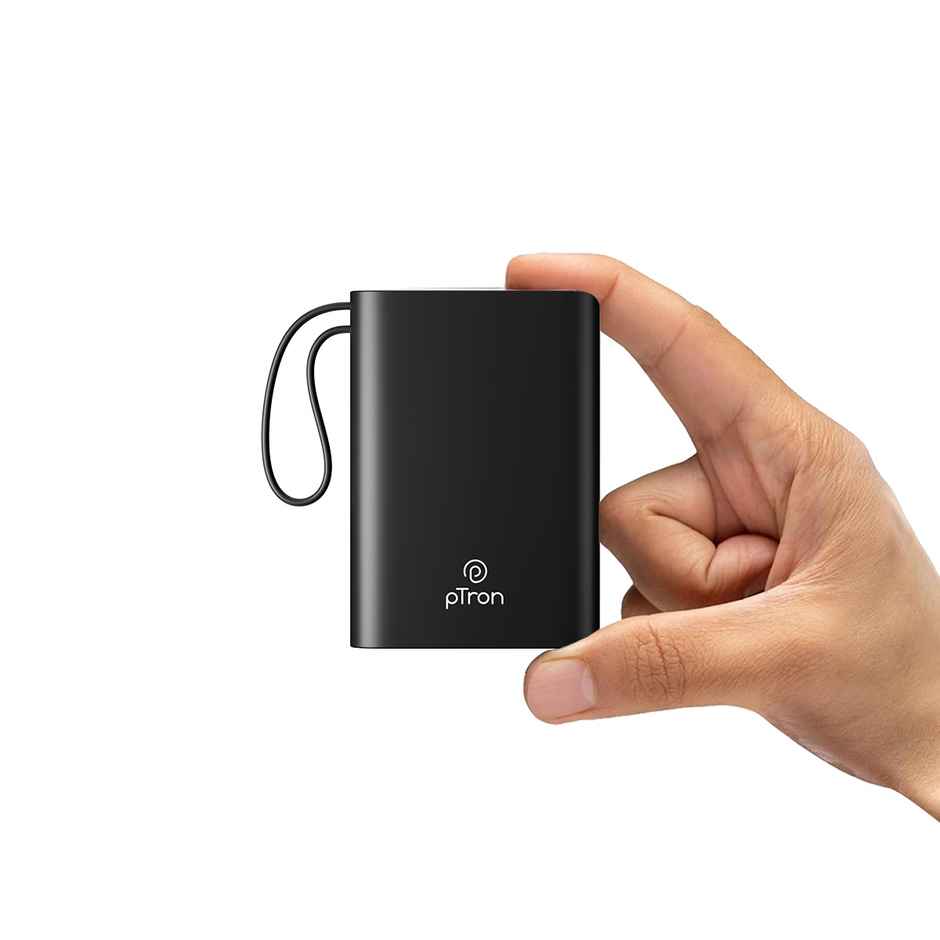 pTron Dynamo Uliterima 20000 mAh Nano Power Bank With 22.5W Superfast Charging | Type-C/Pd - Black