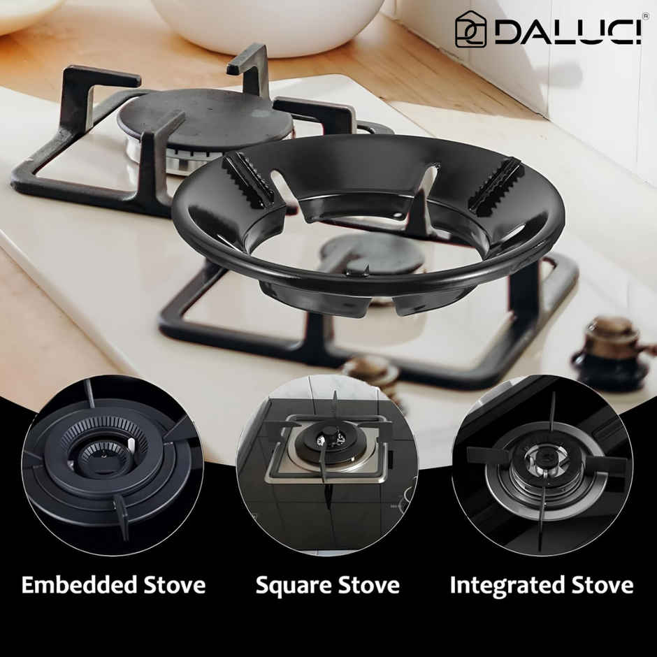 DALUCI Gas Saver Stand Gas Stove Burner Support Ring Windproof Energy Saving