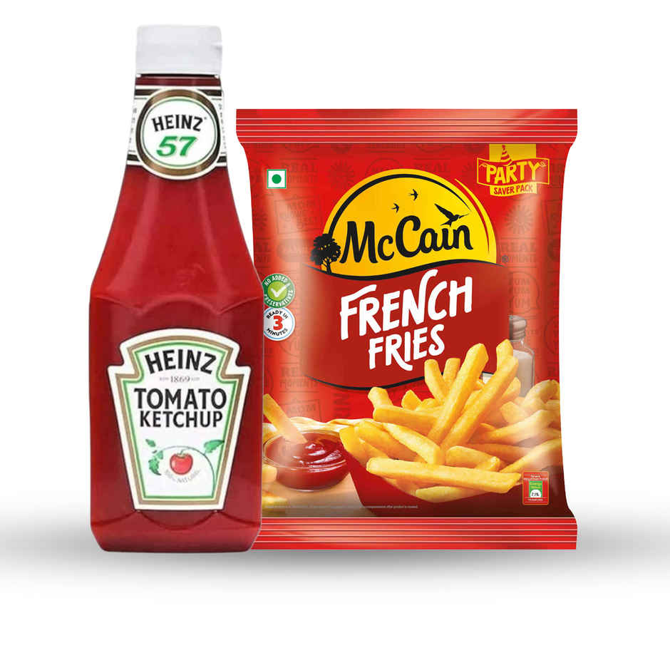 Heinz Tomato Ketchup (450g) & Mccain French Fries (1kg) Combo 