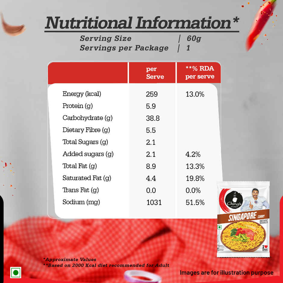 Ching's Secret Singapore Curry Instant Noodles