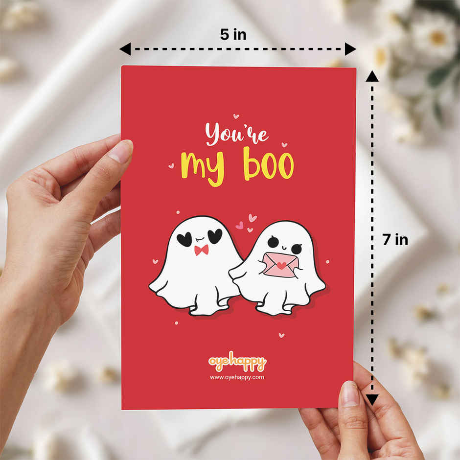 Oye Happy You are My Boo Card