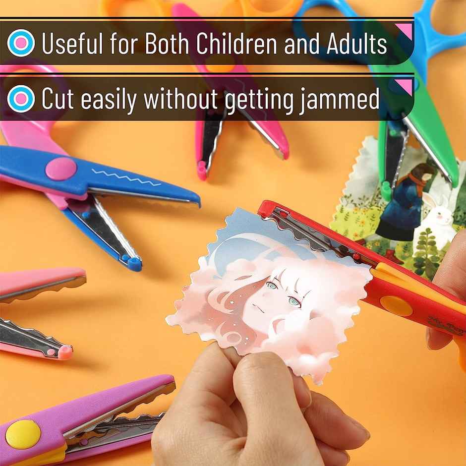 Saya Craft Scissors - Creative Design Cutting Shears for Art & Craft Projects | Assorted