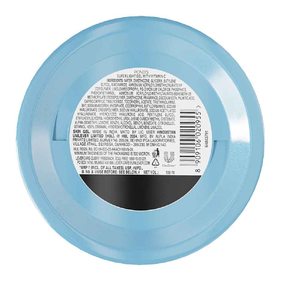 Pond's  Hydra Miracle Super Light Gel With Hyaluronic Acid & Vitamin C - 100G