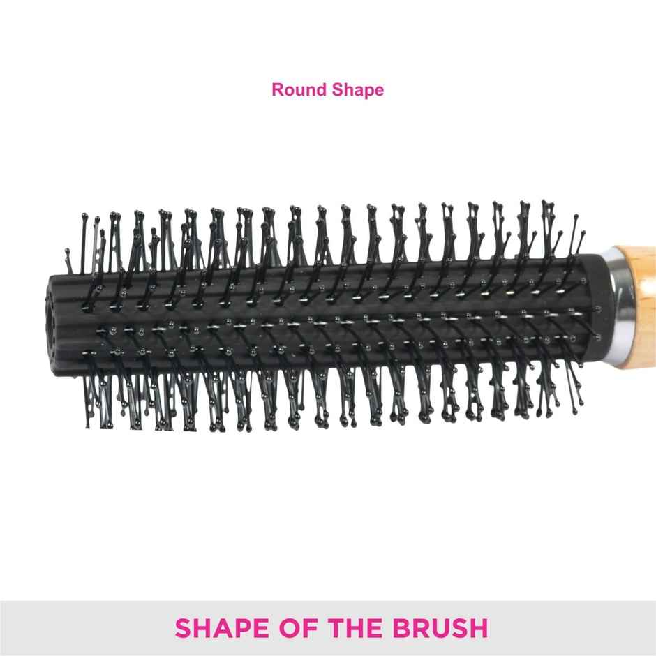 VEGA Round Hair Brush For Adding Curls | Volume And Waves In Hair| Men And Women | H3-Rb