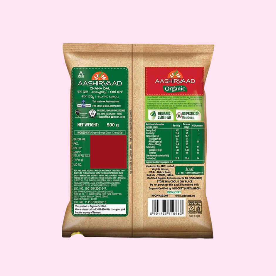Aashirvaad Organic Chana Dal | Rich In Protein