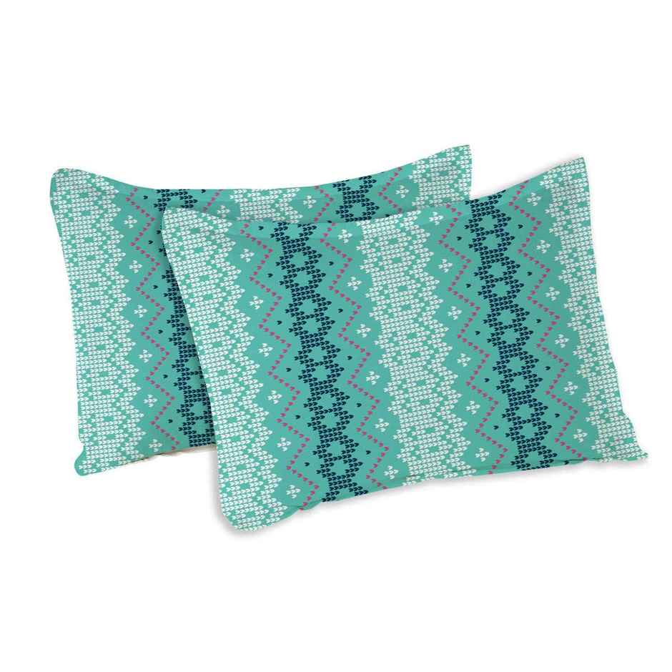 Home Elegance Microfiber Bedsheet Set | Queen Size Double Bed sheet | 2 Pillow Covers | Pixels