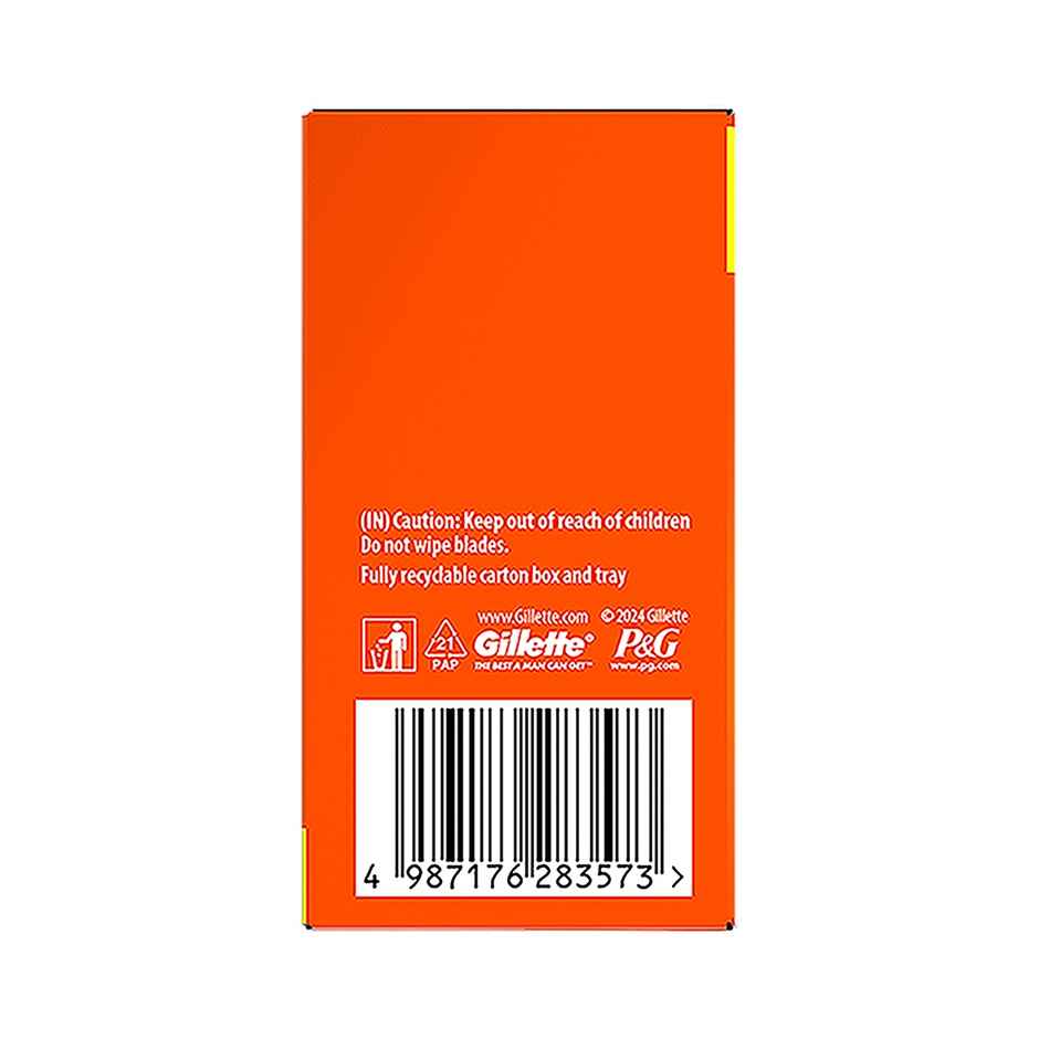 Gillette Fusion Manual Shaving Razor Blades For Men (6 Cartridges)