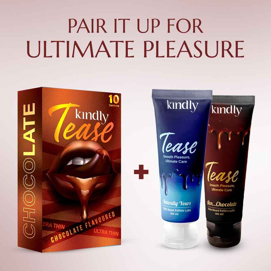 Kindly Health Tease Ultra Thin Chocolate Flavour Condoms