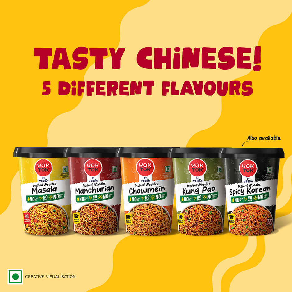 Wok Tok by Veeba Instant Cup Noodles Kung Pao