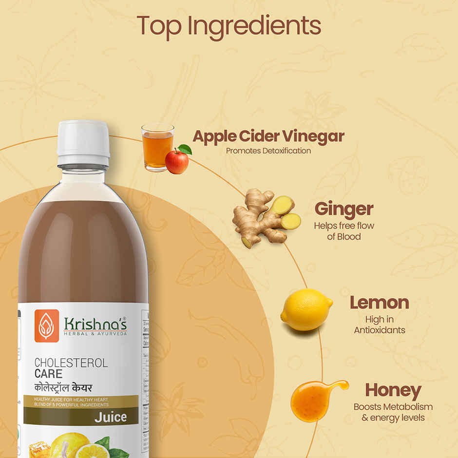Krishna Herbal and Ayurveda Cholesterol Care Juice