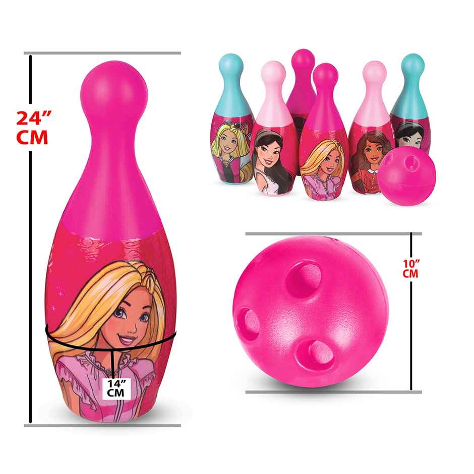 ITOYS Bowling Set Pvc-Barbie 0xc004530dd8 (Assorted)