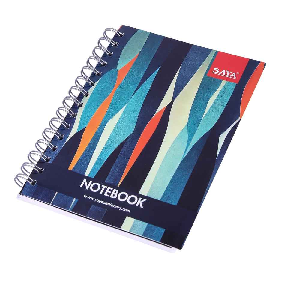 Premium A5 Spiral Notebook with Printed PP Cover, 160 Pages, Wire Binding | Assorted