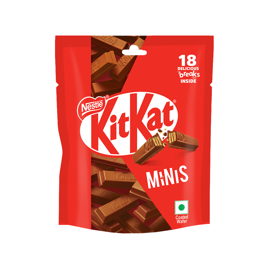 Nestle KitKat Minis | Choco Coated Wafer Chocolate Bar Combo