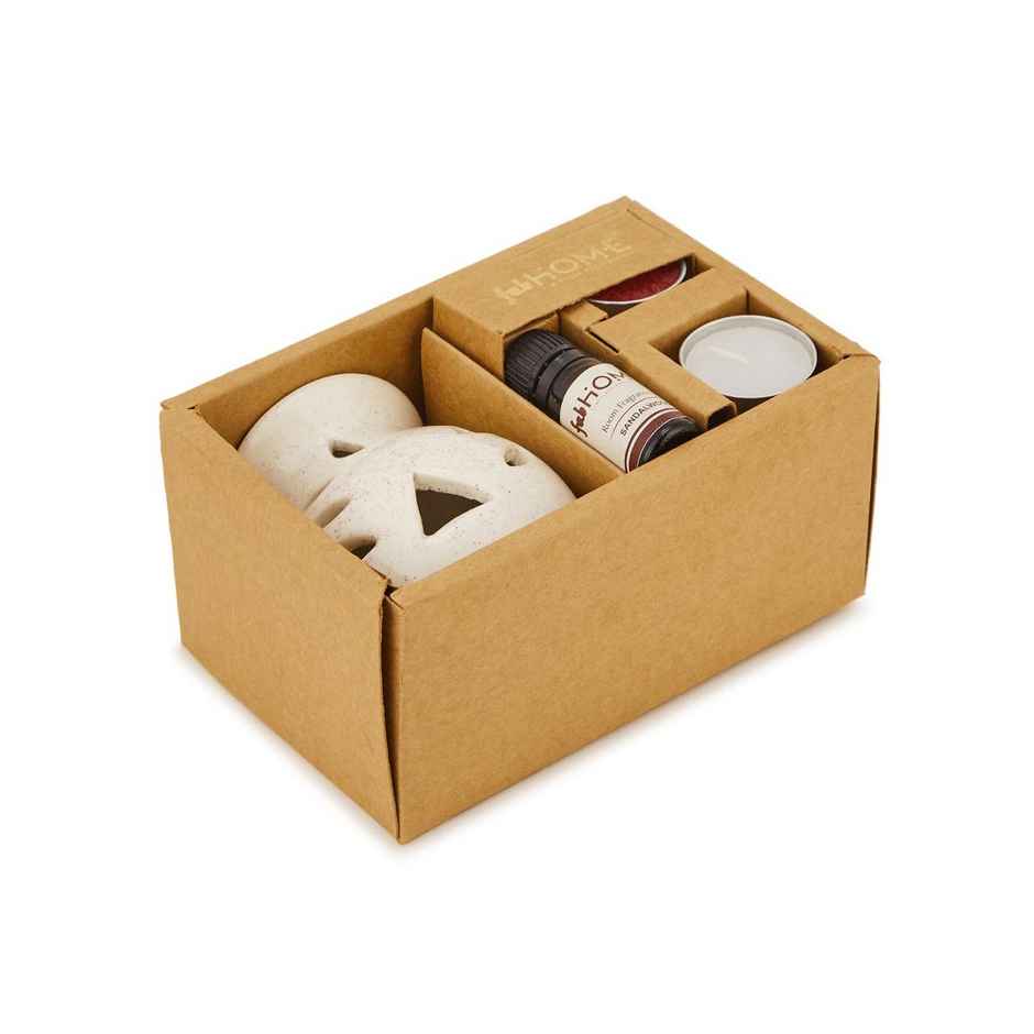 Fabindia Ceramic Glazed Diffuser Gift Set