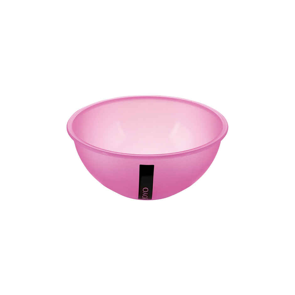 Joyo Plastics M. W. Safe Multipurpose Mixing Bowls - Set of 4 (Colour May Vary)