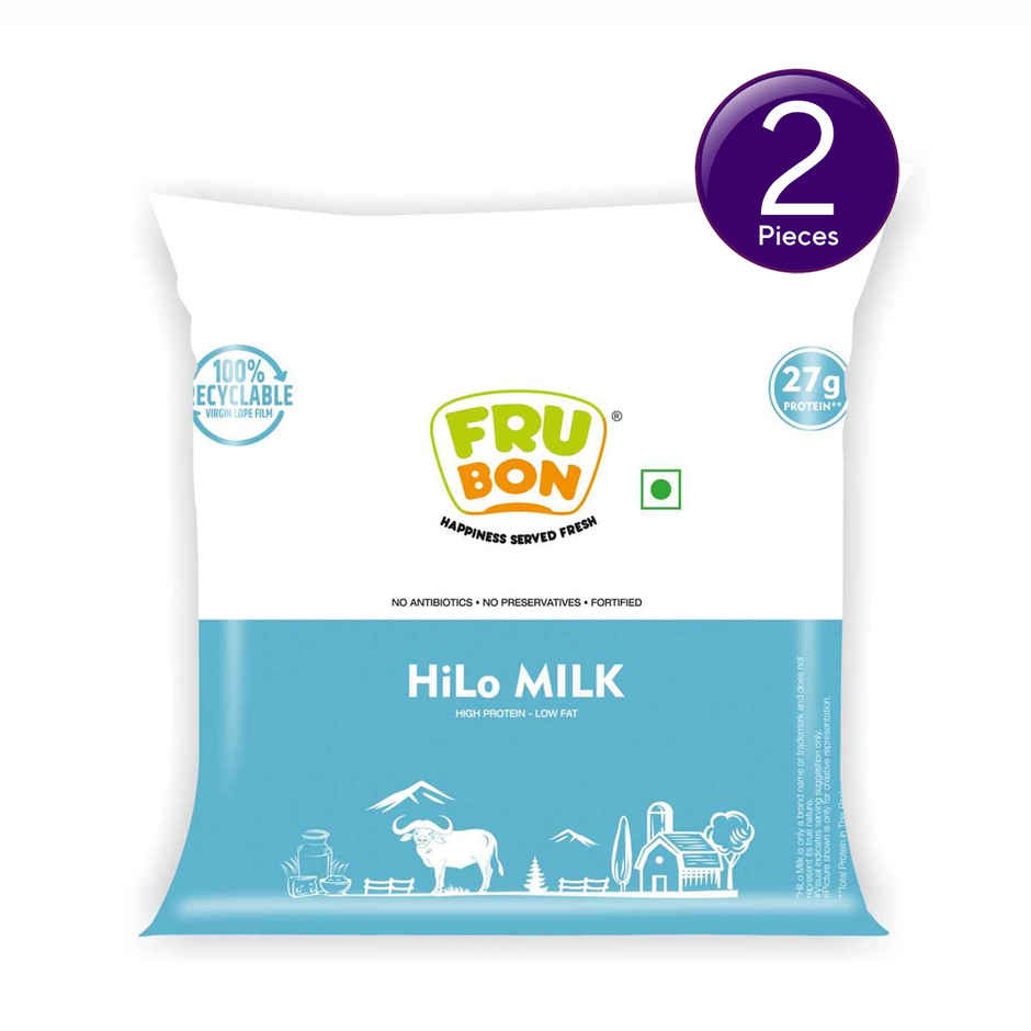 Frubon HiLo - High Protein | Low Fat Fresh Milk | Pouch Combo