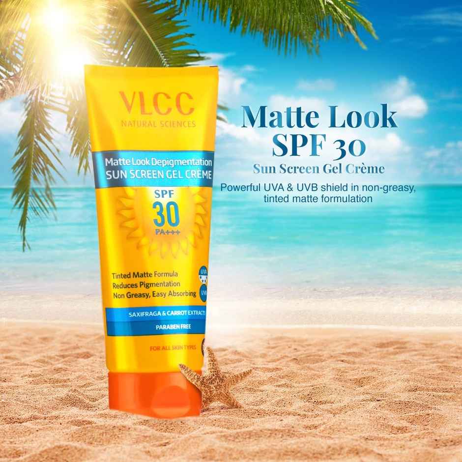 VLCC Matte Look SPF 30 PA ++ Sunscreen Gel Cream