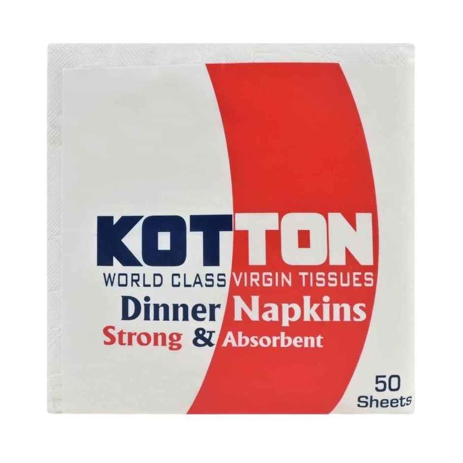 Kotton Premium Soft Napkin | 100% Virgin Pulp/Paper | 2 ply | 50 sheets