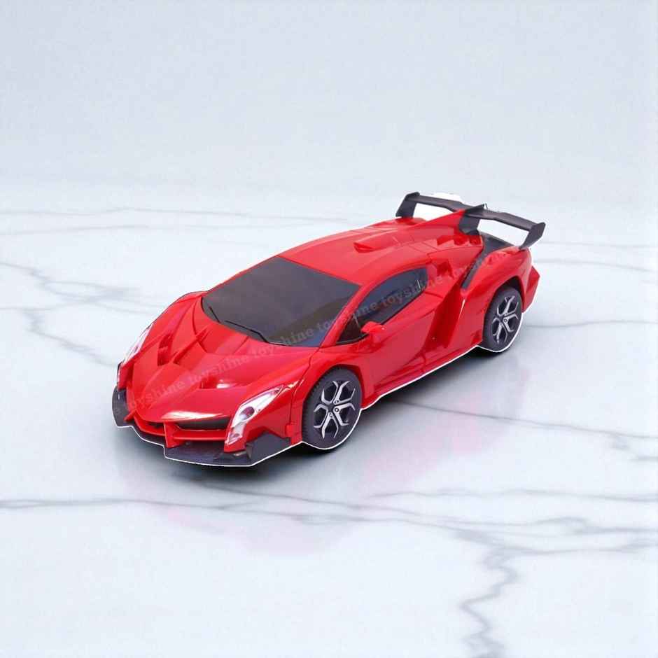 Toyshine 1:18 Remote Control Car to Robot, Transforming Toy for Boys & Girls