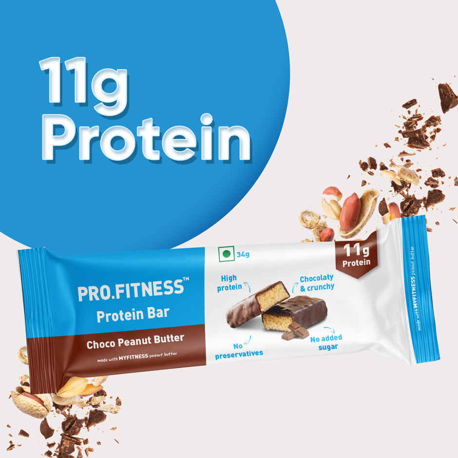 Pro.Fitness (11g) Protein Bar - Choco Peanut Butter|From makers of MyFitness peanut butter Combo