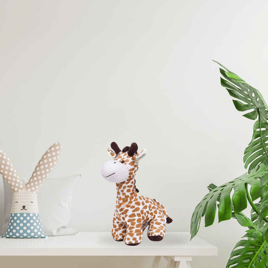 Toytales Happy Giraffe | 35 cm | Plushie| Stuffed Jungle Animal | Soft Toys For Kids | Birthday Gift