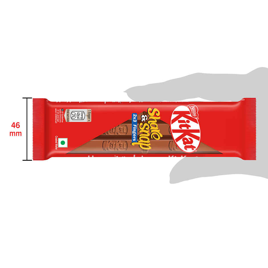 Nestle KitKat Share & Snap 2 x 3 Fingers Wafer Chocolate Bar
