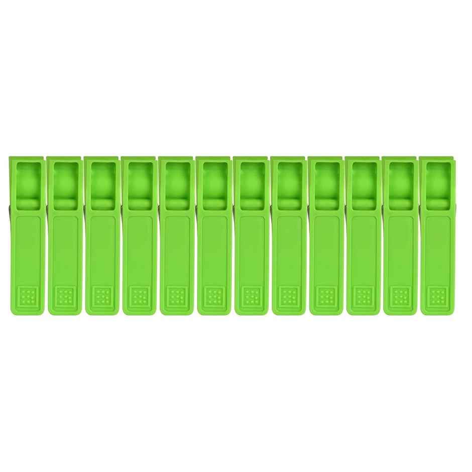 Sinco Elita Cloth Clips / Cloth Pegs - Pack of 1 (12 Pieces) - Yellow Combo