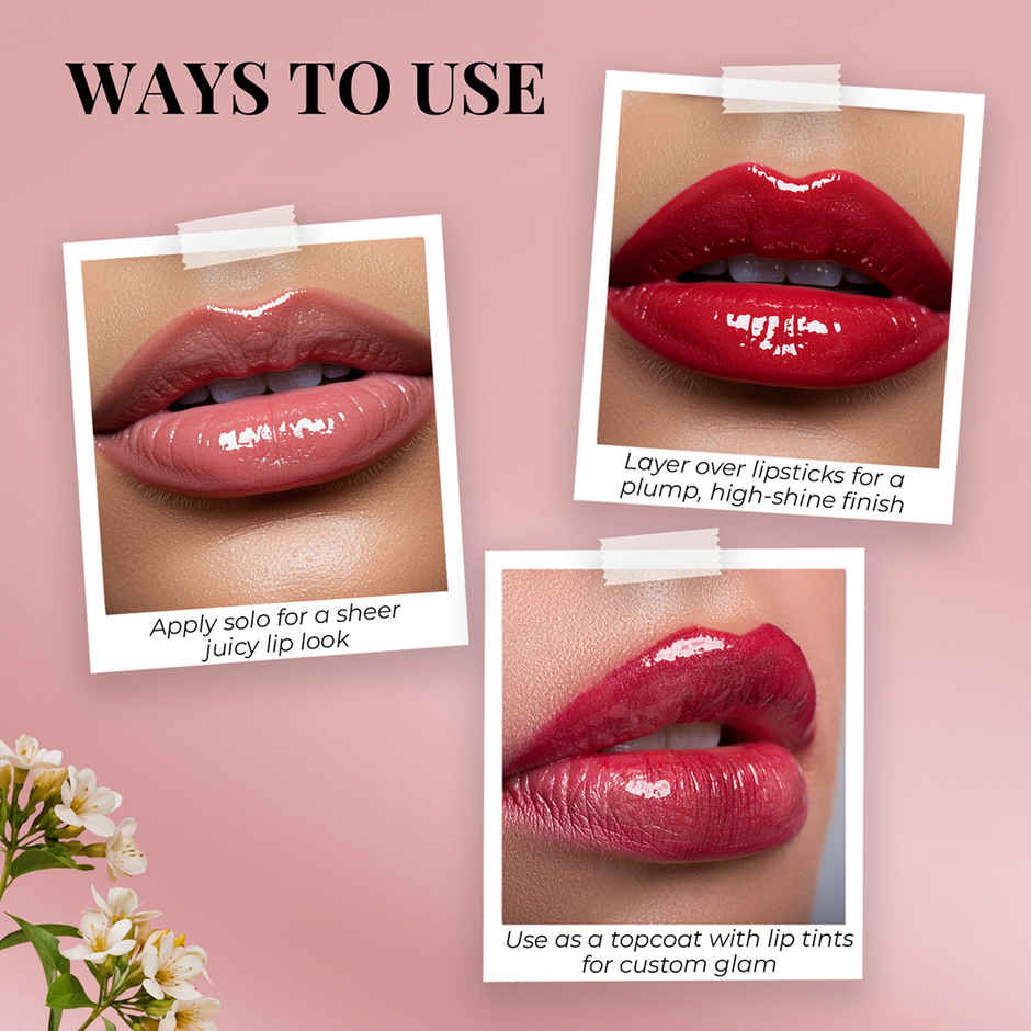 Just Herbs Serum Infused Lip Gloss (Soft Lush)