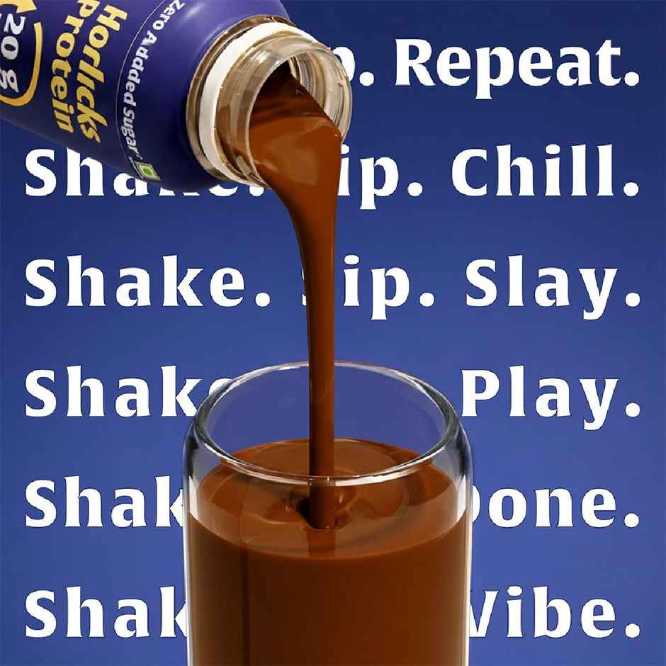 Horlicks Protein Milkshake, with 20g Protein Proffee Flavour Combo   
