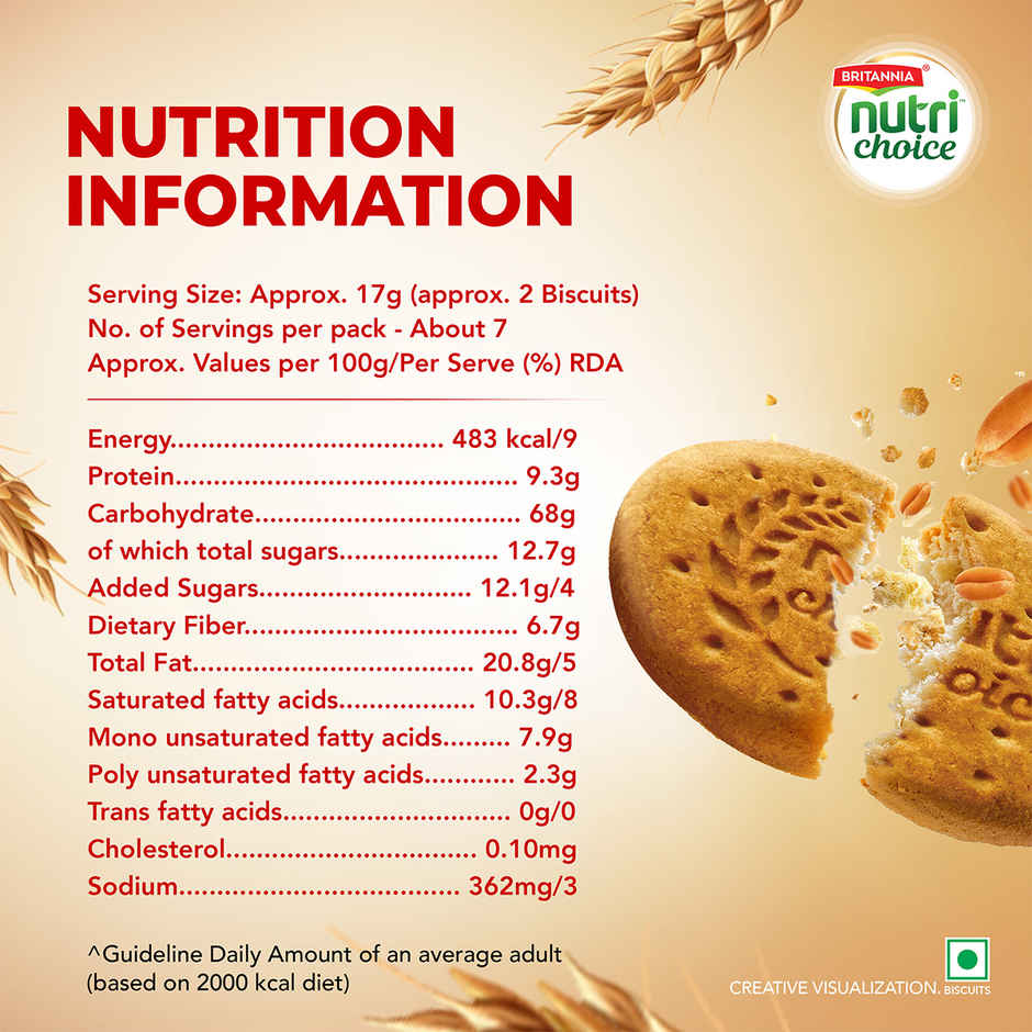 Britannia Nutrichoice High-Fibre Digestive Biscuits