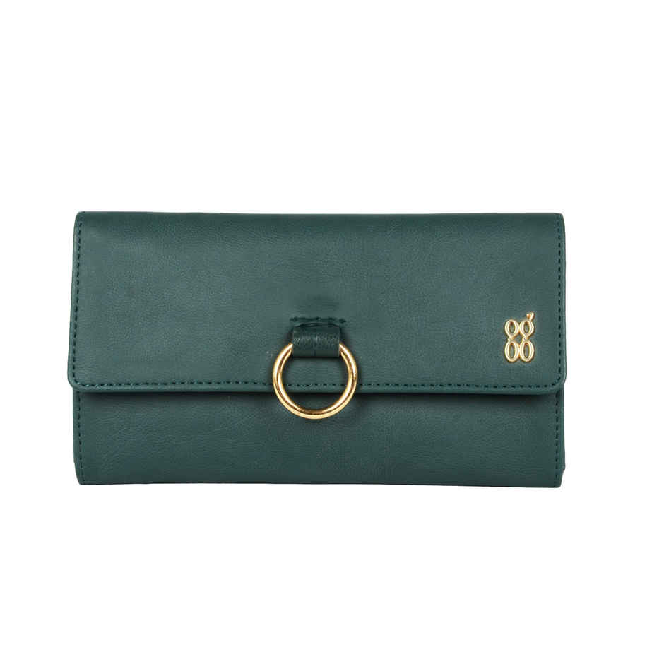 Baggit Women L Green 3 Fold Wallets