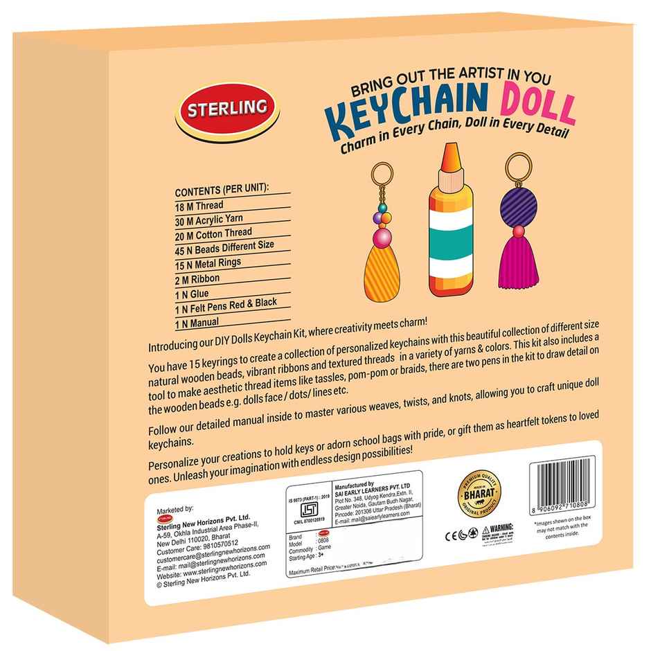 Sterling Key Chain Doll