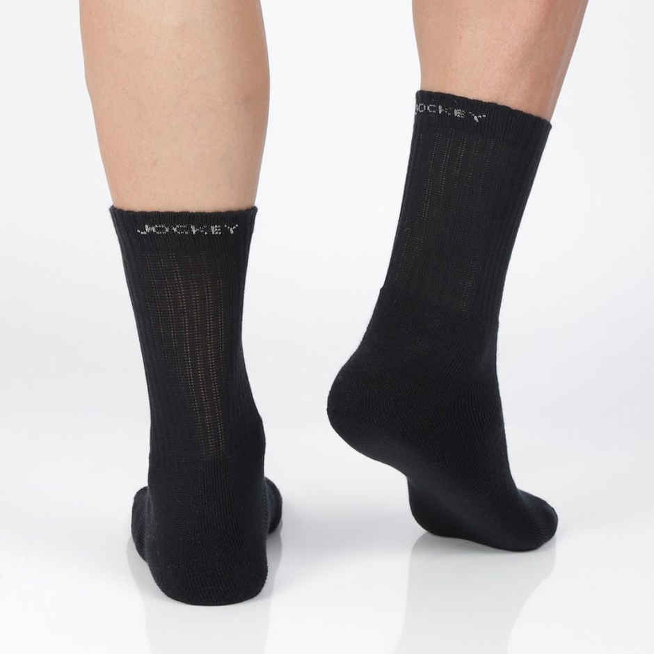Jockey Men's Solid Cotton, Nylon, and Elastane Socks | Assorted - Free Size
