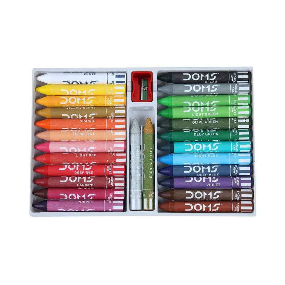 Doms Jumbo 24 Shades Wax Crayons