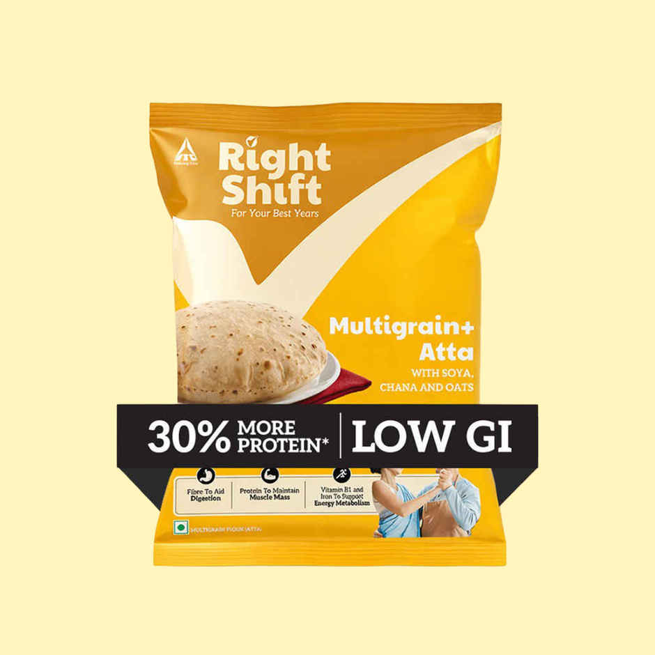 Right Shift High Protein Multigrain+ Atta | High Fibre, Low GI