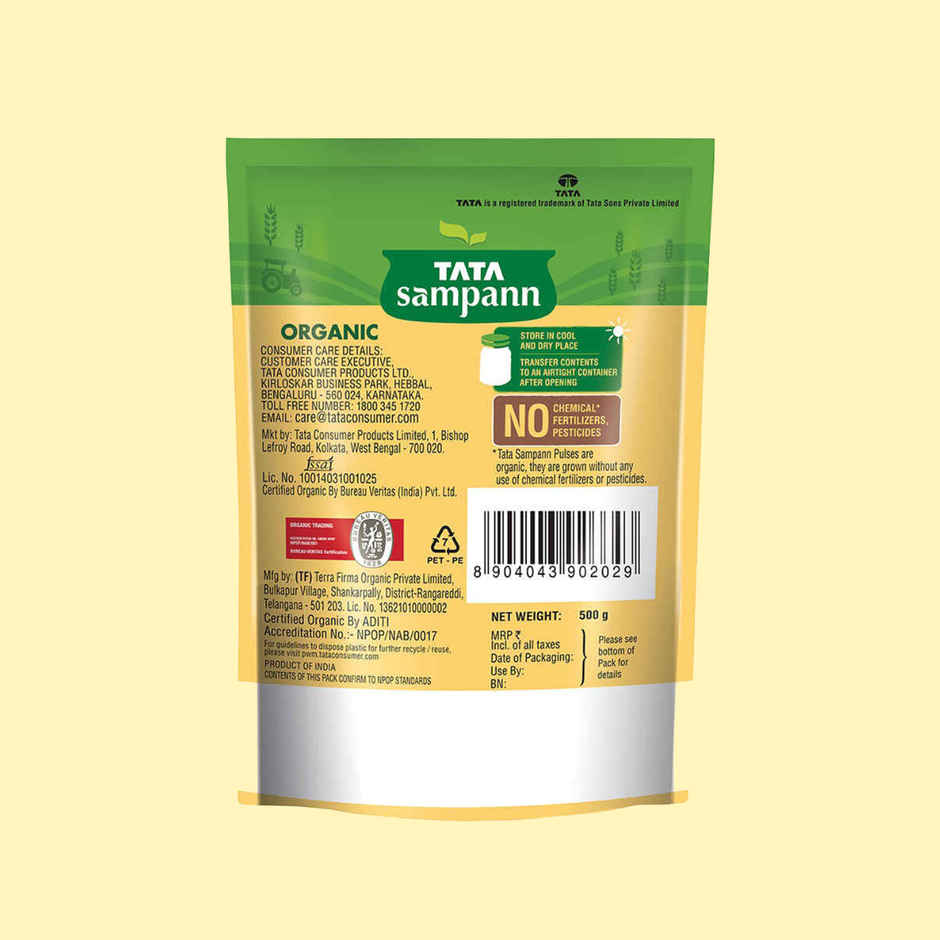 Tata Sampann Organic Unpolished Kabuli Chana