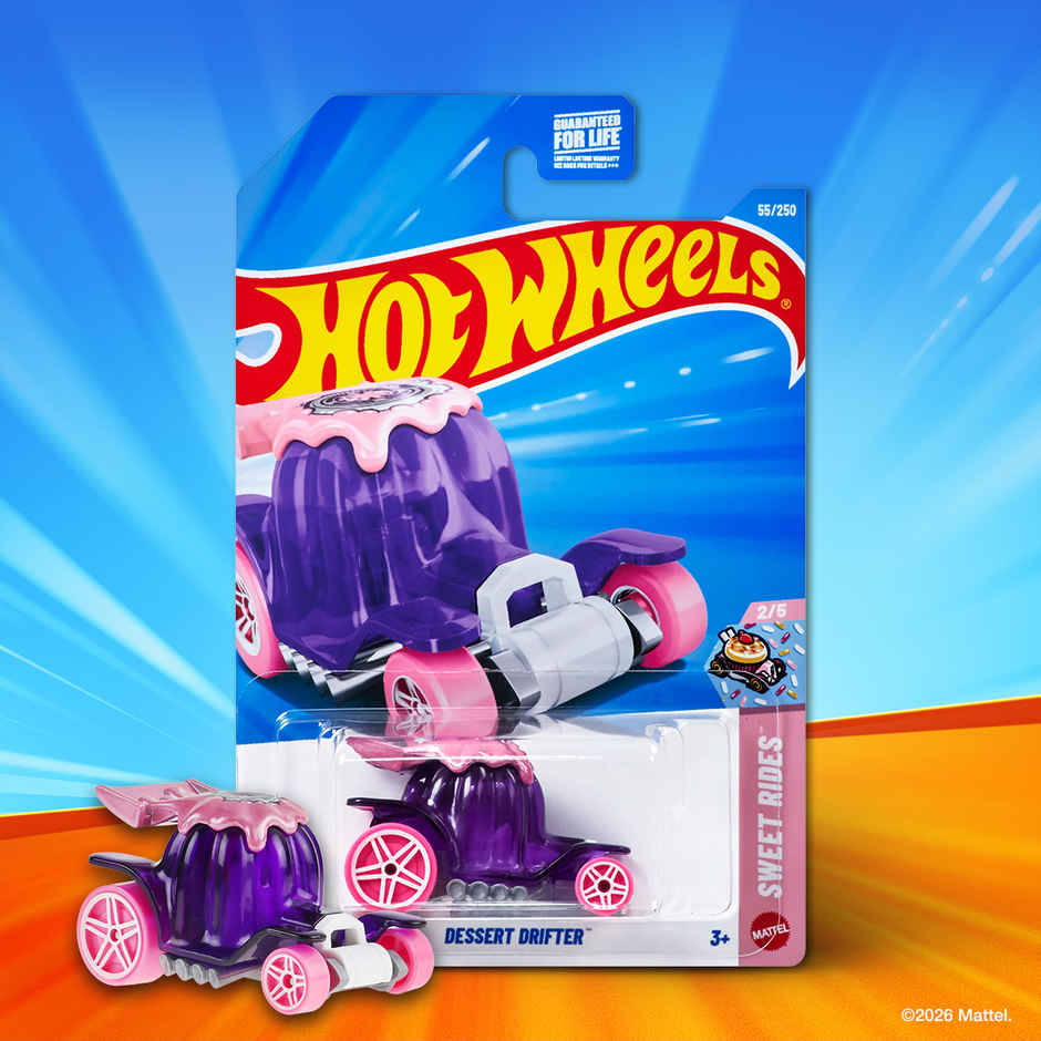 Hot Wheels Worldwide Basic Car HW DESSERT DRIFTER Toy Car for Kids and Collectors