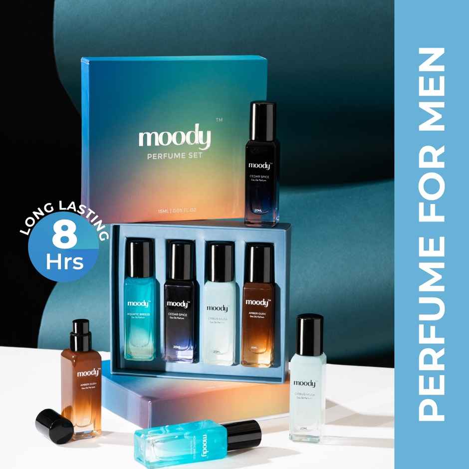 Moody Perfume Gift Set Of 4 For Men