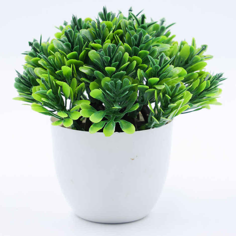 BAY6 Artificial Bonsai Green Plant with Pot